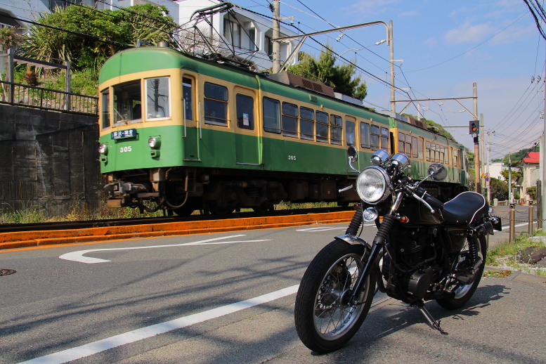 今月のツーリング…「Cafe Racer HUMMER」に乗って茅ヶ崎・江ノ島へ！