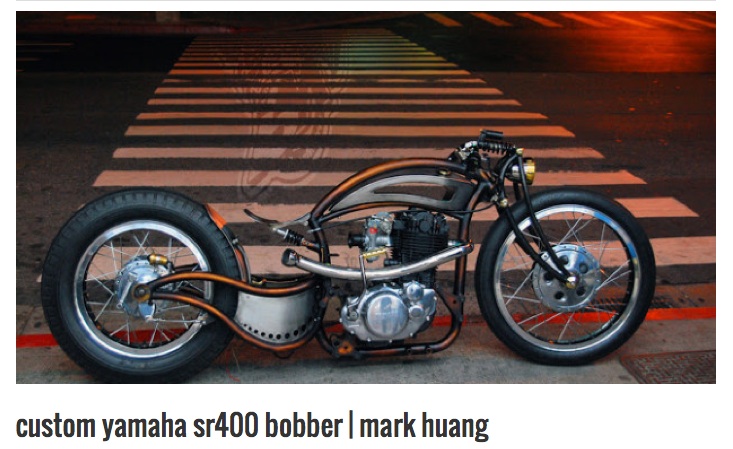 海外サイト「biker Metric」より……台湾の青年が製作したデザイン性の高いSR！