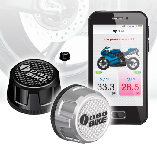 Bluetoothを利用してタイヤの空気圧を監視する！