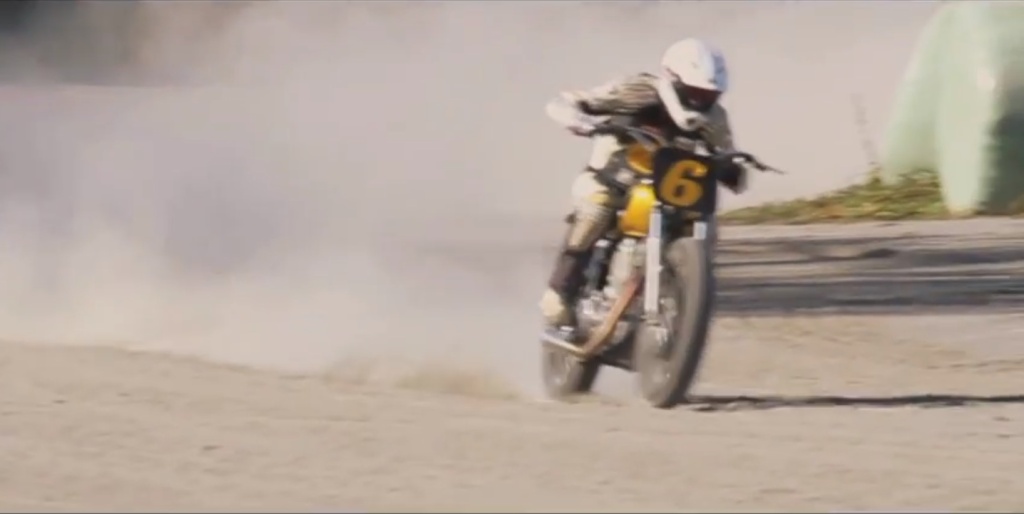 動画紹介/2015 Yamaha SR400 Flat Track ‘Di traverso flat track school #1’ (Italy) promo video